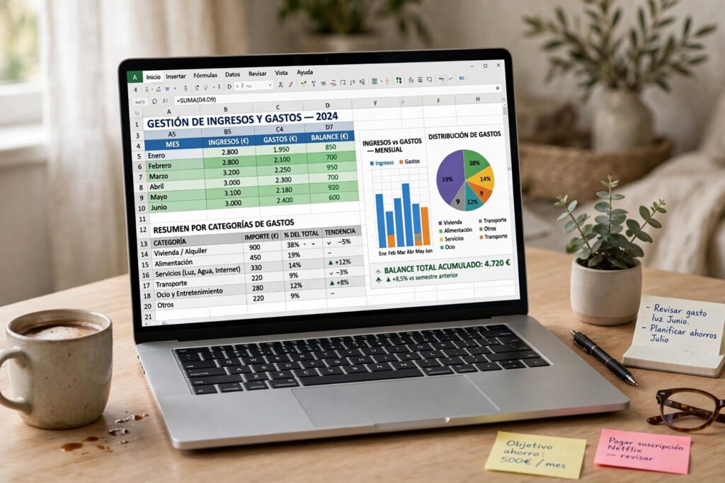 Plantillas de Excel profesionales para gestionar tu dinero gratis